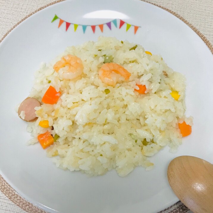 炊飯器で楽ちん＊エビピラフ